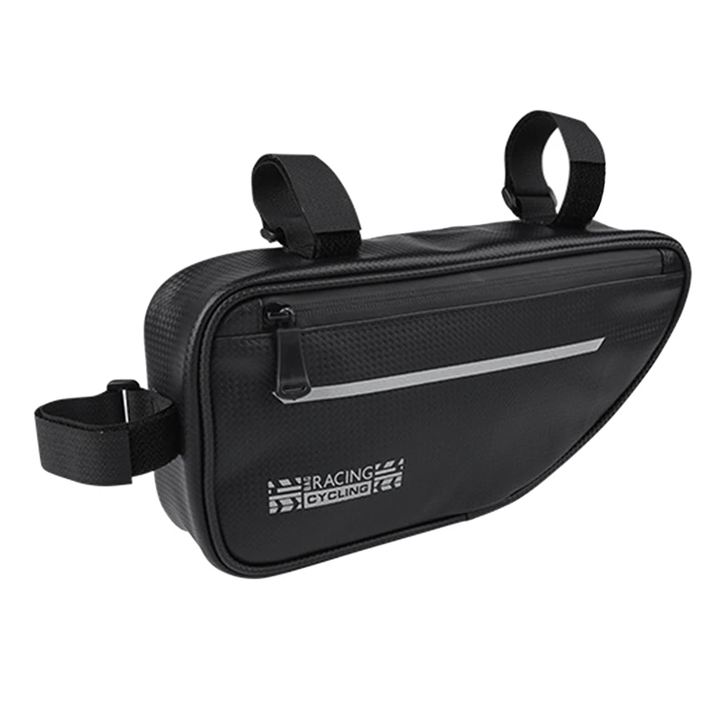 

Bike Storage Bag Bike Frame Bag Top Tube Triangle Bag Resistant Cycling Bike Accessories Pouch For Mountain Road Bike