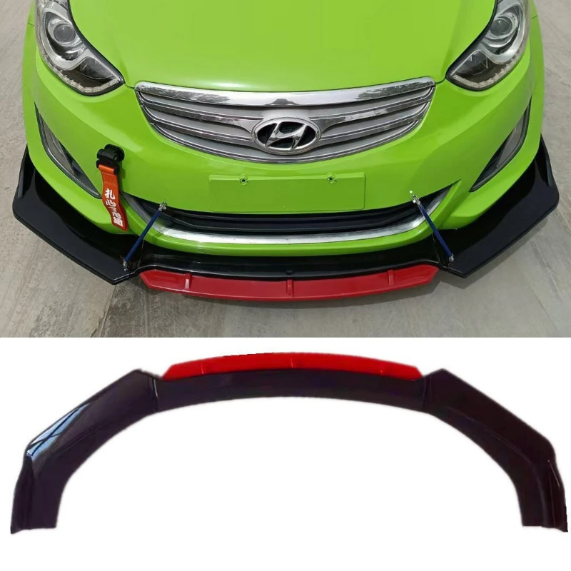 

General purpose carbon fiber front shovel, four sections of front lip, small surrounding front bumper, front shovel angle