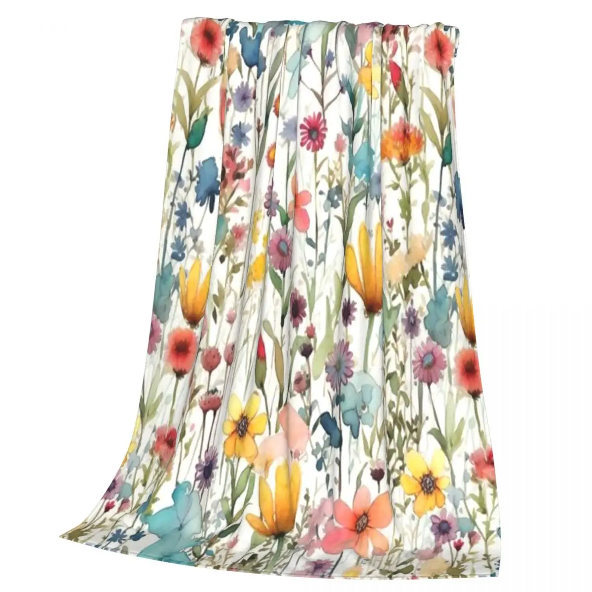 Wildflowe прочное фланелевое одеяло-легкий уход флисовое покрывало для домашнего