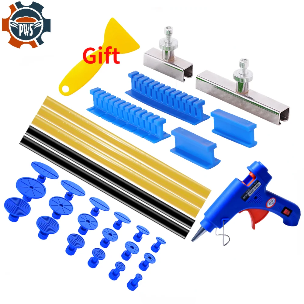 

Набор инструментов для ремонта вмятин без покраски, Т-образный съемник для удаления вмятин, металлическая поверхность