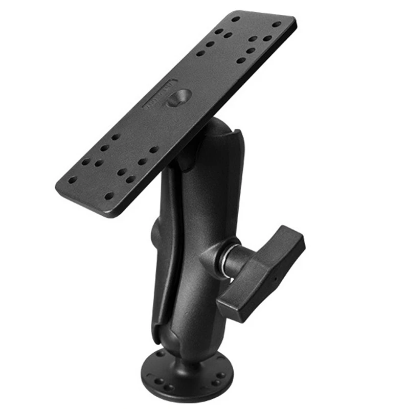

360 Degree Swivel Universal Kayak Boat Electronic Fish Finder Mount Holder GPS Plate Rotating Supporter