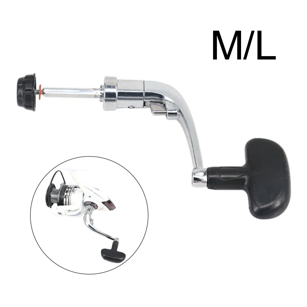 

Aluminum Alloy Rotary Knob Foldable Power Handle For Fishing Spinning Reel Replacement Handle Nonslip Grip New