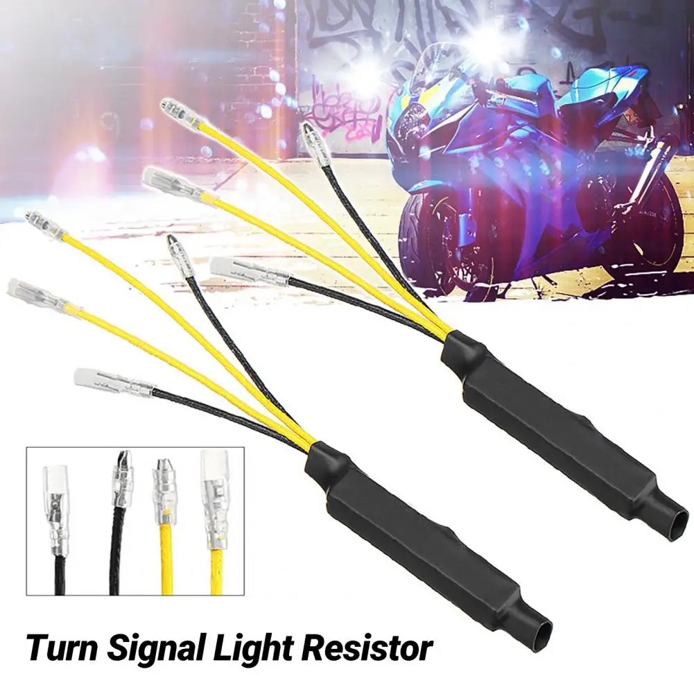 

Turn Signal Light Resistor Universal Waterproof Professional 27W LED Turn Signal Light Decoding Resistance Wire for Motorcycle