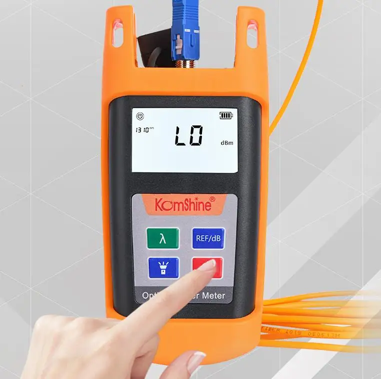 Used For Optical Fiber Cable Loss MeasurementKPM-25M Fiber Optical Handheld Test Tool Fiber Optic Power Meter KPM-25M OPM Tester