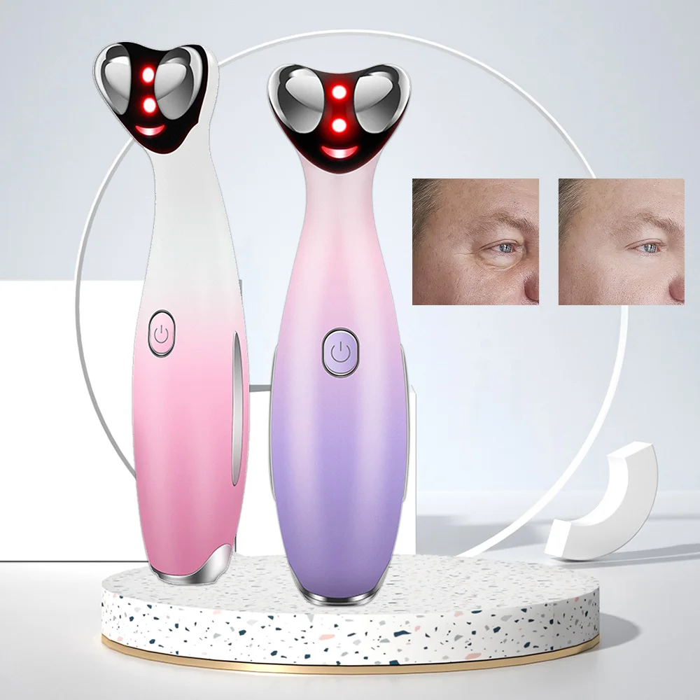

6in1 Anti Aging Beauty Equipment Eye Massager Radio Frequency Skin Tightening Red Light Therapy Eyes Care Facial Lifting Devices