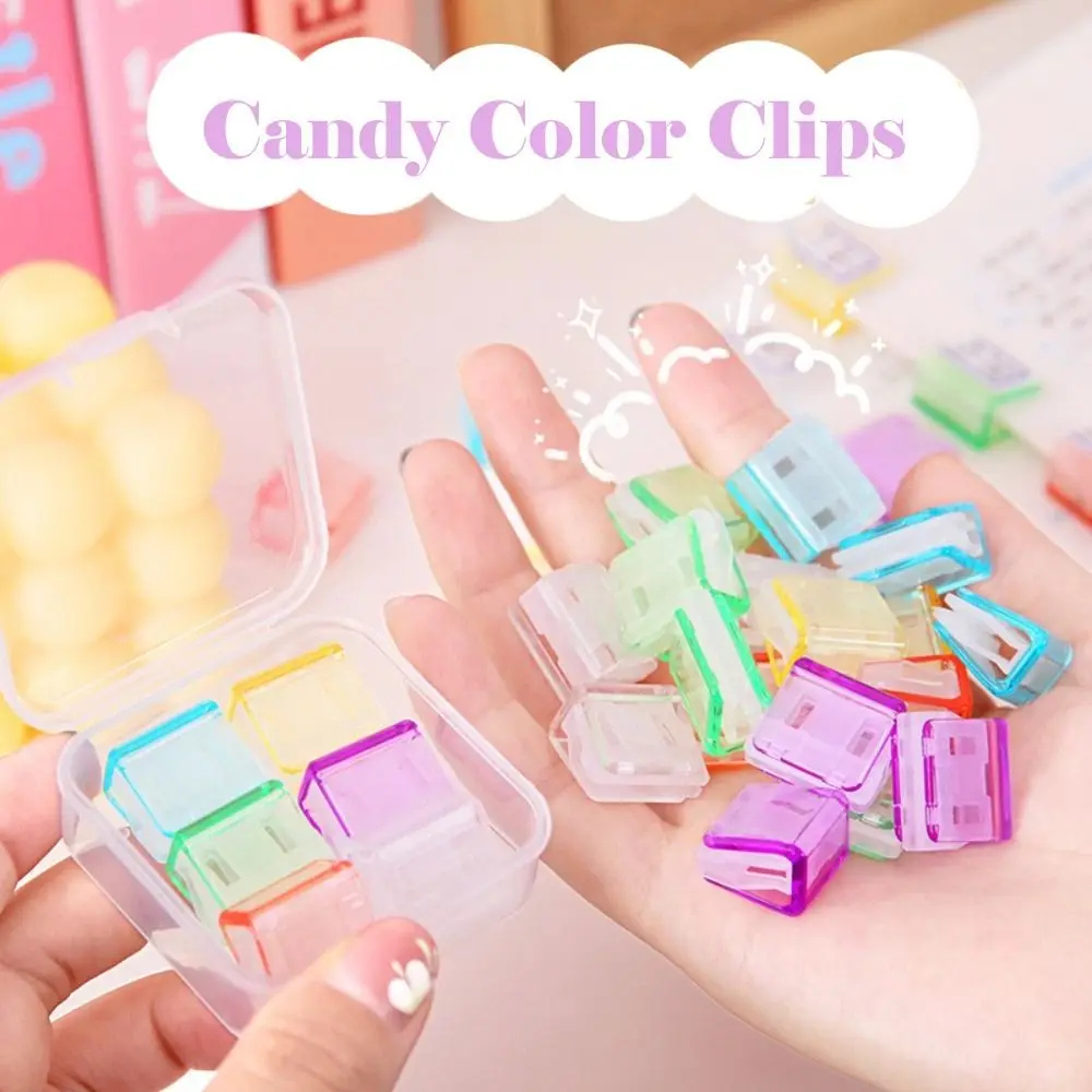 

Candy Color 10pcs Test Paper Fixing Clips Contract File Index Dovetail Clamp Paperclip Documents Staples Page Holder