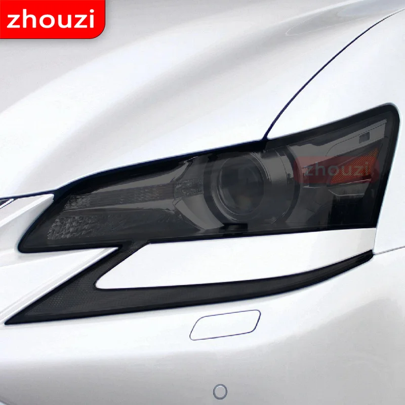 2 Pcs For Lexus NX ES GS CT UX LX LS LC IS RX RC Car Headlight Tint Black Protective Film Transparent TPU Sticker Accessories 2 Pcs For Lexus NX ES GS CT UX LX LS LC IS RX RC Car Headlight Tint Black Protective Film Transparent TPU Sticker Accessories
