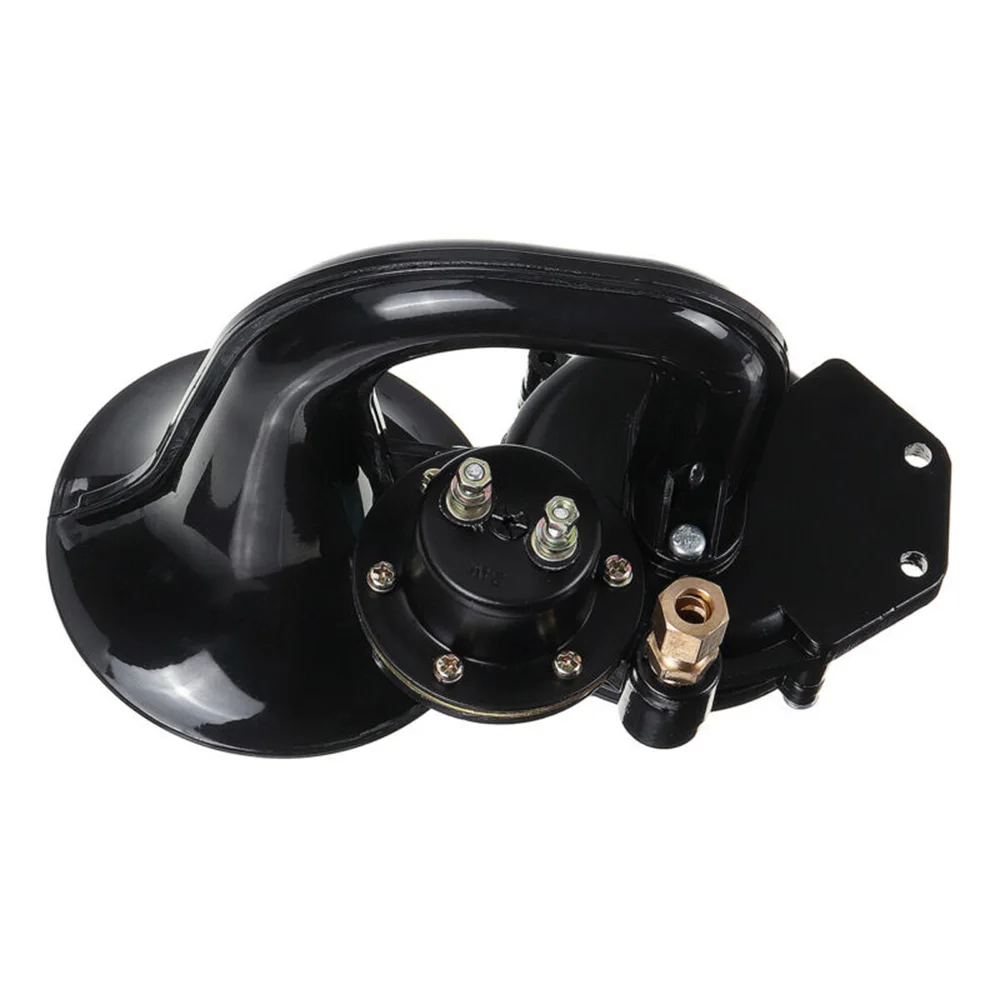 

Parts Horn 1pc Accessories Electric Black Interior Snail 12V/24V 300DB For Car Motorcycle Truck Boat Practical