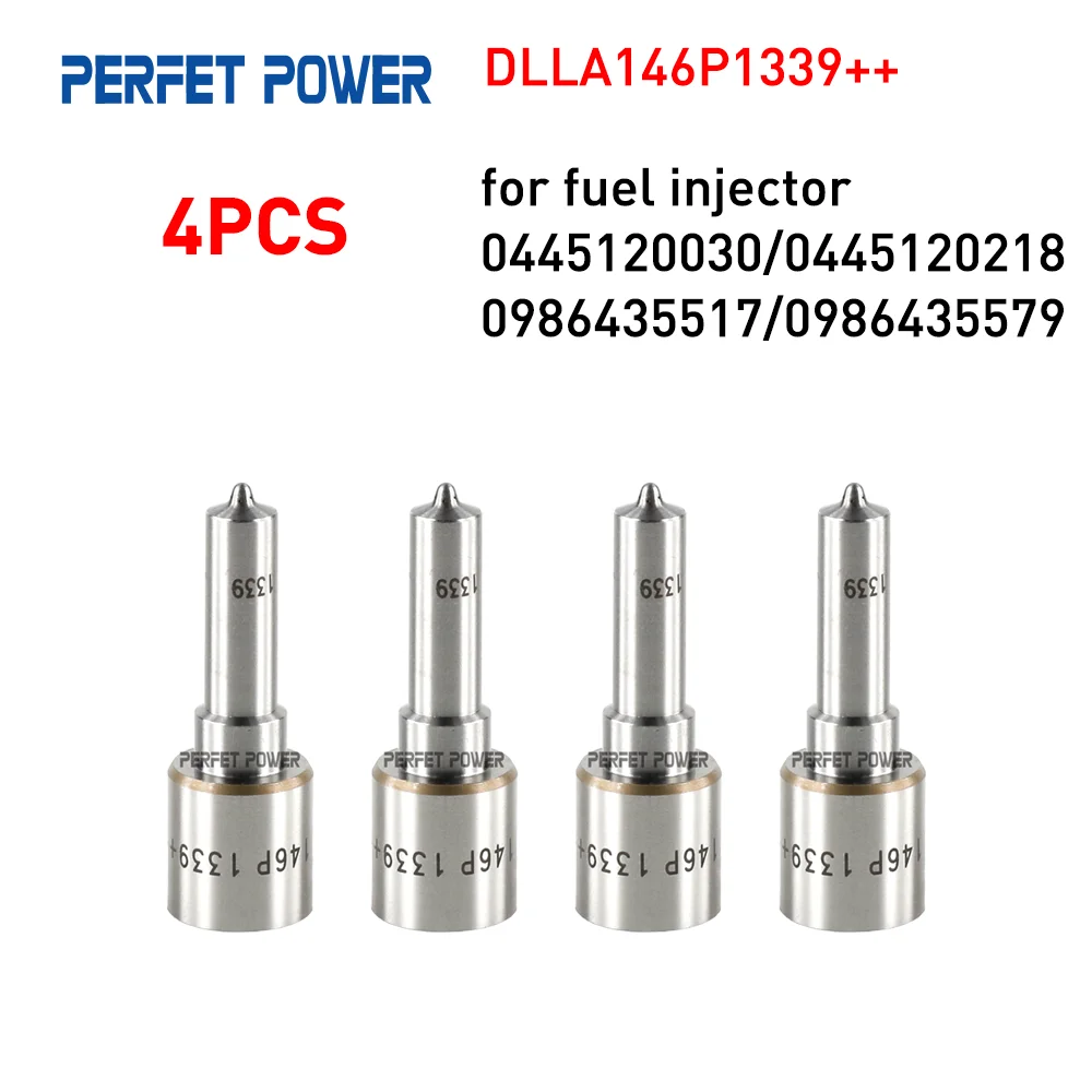 4 шт. DLLA146P1339++ Форсунка для впрыска топлива 0445120030 0445120218 09864355170986435579 Топливная