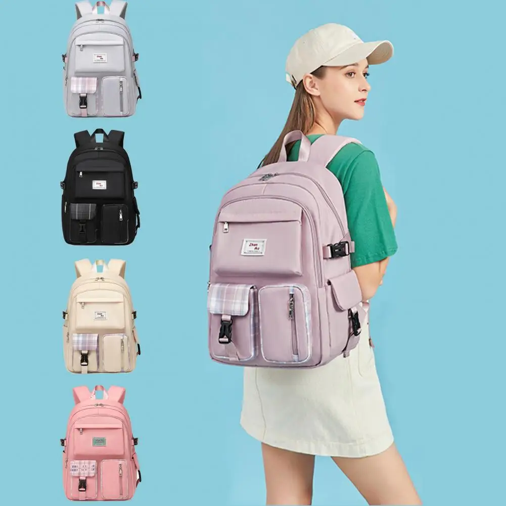 Students Backpack Waterproof Lightweight Multipurpose Smooth Zipper Bookbag School Bag Girls Backpack Children Backpack