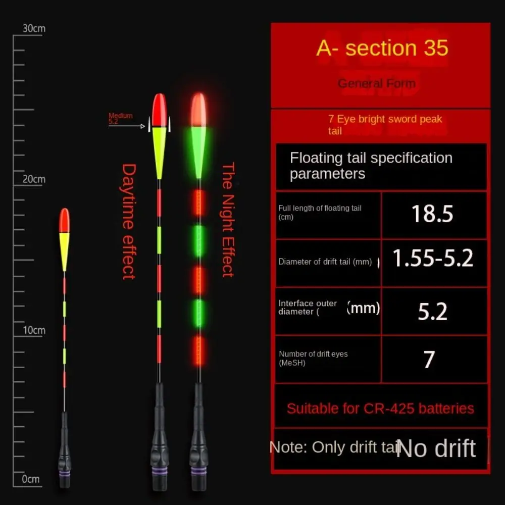 1 шт. супер яркий светодиодный умный поплавок для рыбалки светящийся