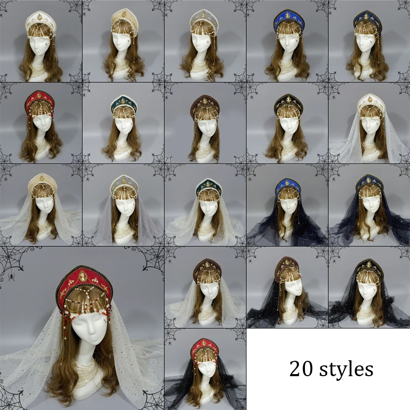 Цепочка для волос в средневековом стиле