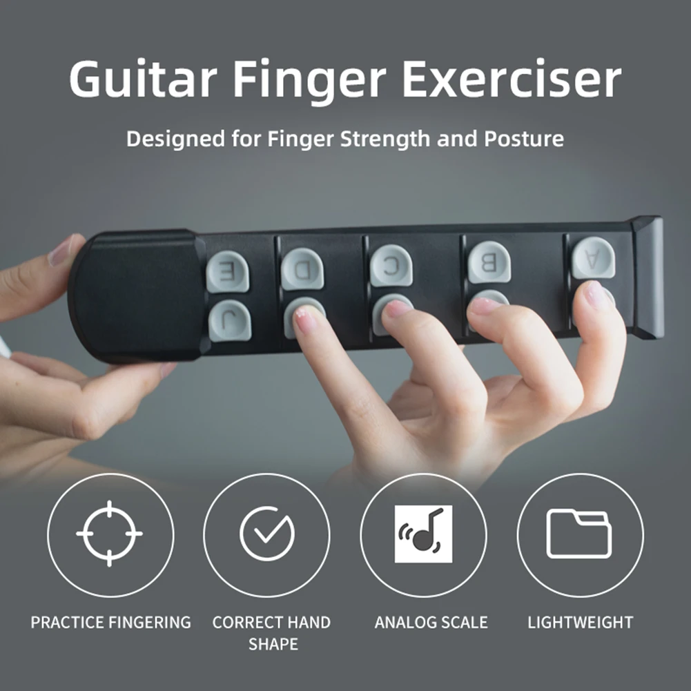 Portable Guitar Chord Trainer Finger Trainer Practice For Bass Ukulele Beginner Musical Instruments Parts Accessories 3Colors