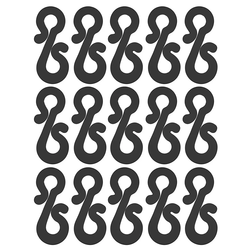 

100pcs Gutter Hooks Outdoor Lights Christmas Light Clips for Christmas Holiday Outdoor Rope Lights