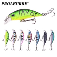 1pcs small minnow fishing lures 55mm 45mm artificial crankbait vibrating sinking wobblers plastic hard bait for bass pike pesca