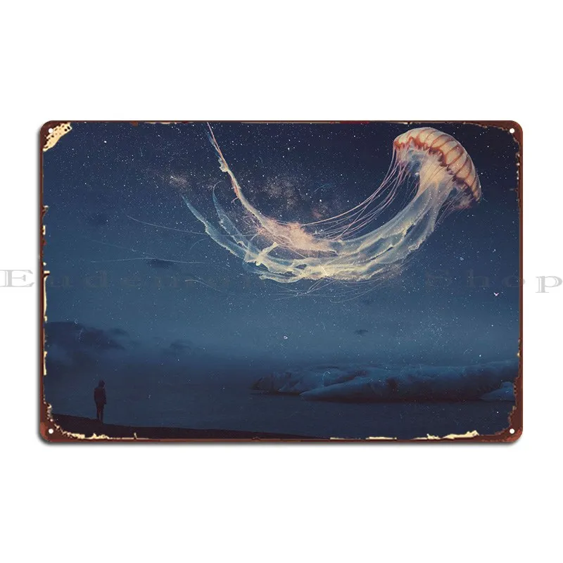 

Jelly Galaxy Metal Plaque Decoration Garage Party Club Printing Sign Tin Sign Poster
