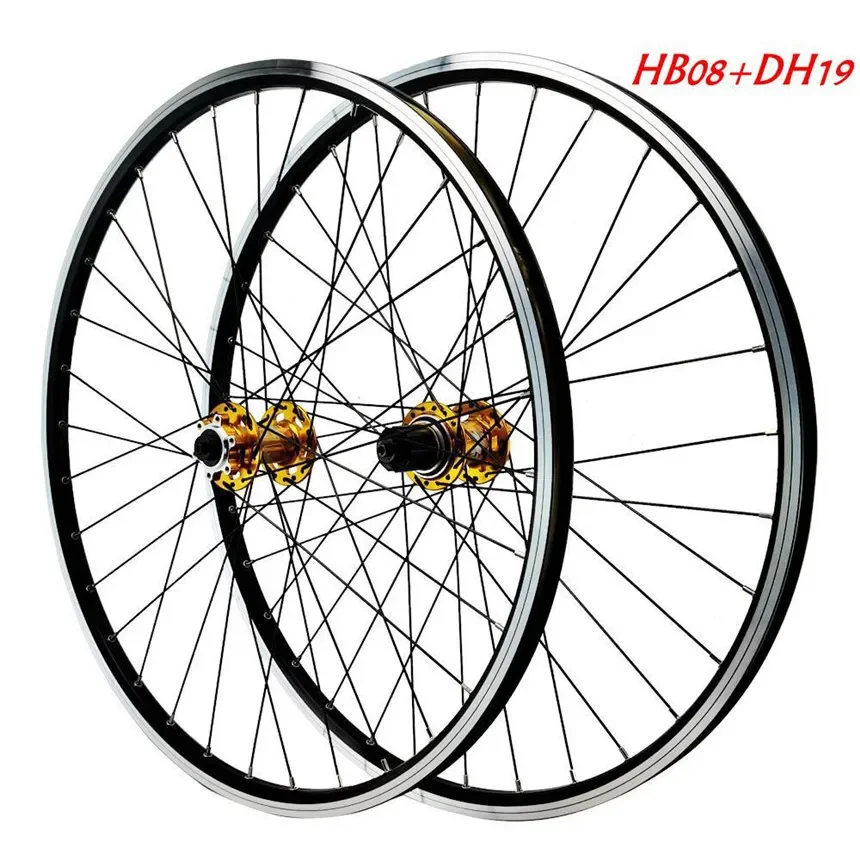 PASAK 26 27 5 29-дюймовый комплект колес MTB дисковый V-образный тормоз QR 32 отверстия HG для