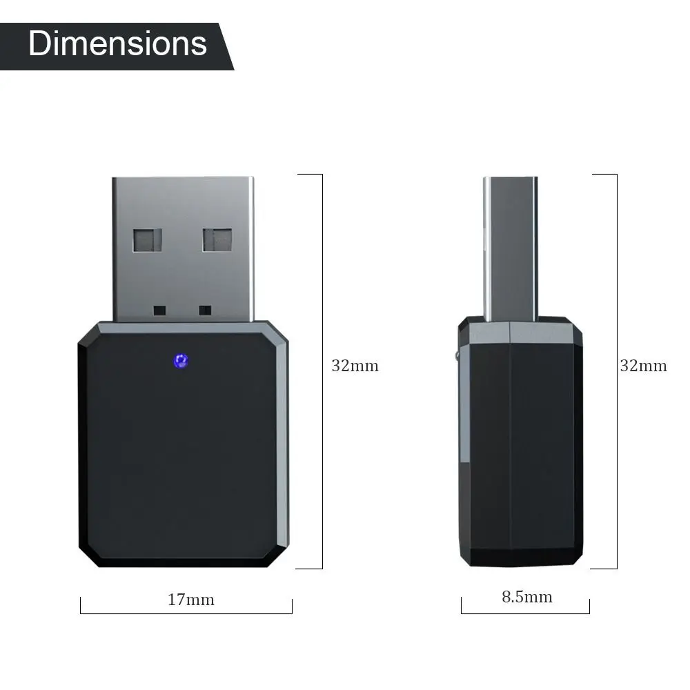 USB Transmitter Bluetooth 5.0 GPS Receiver Audio Transmitter Audio Receivers Receiver Adapter Car AUX Speaker images - 6