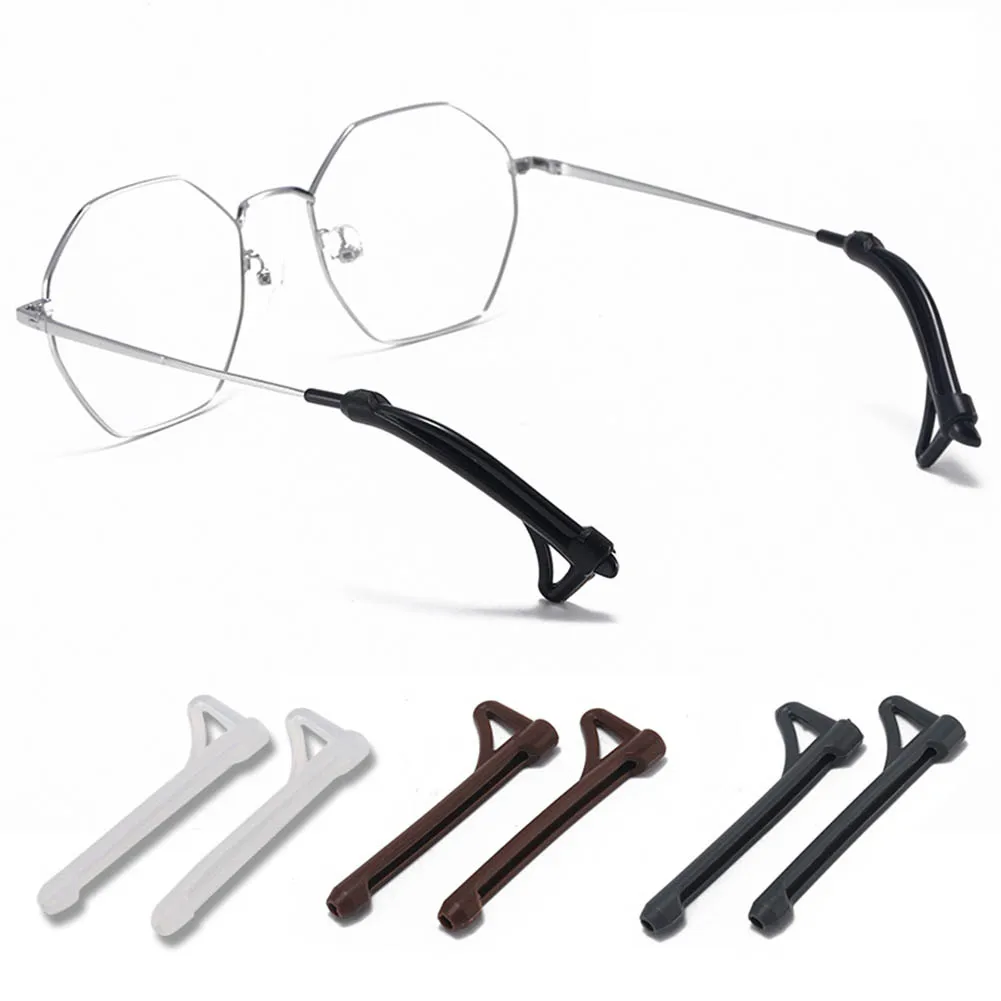 Anti-slip Glasses Cover Ear Hook Silicone Anti-Slip Holder For Sunglasses Eyeglass Leg Temple Tips Glasses Accessorie