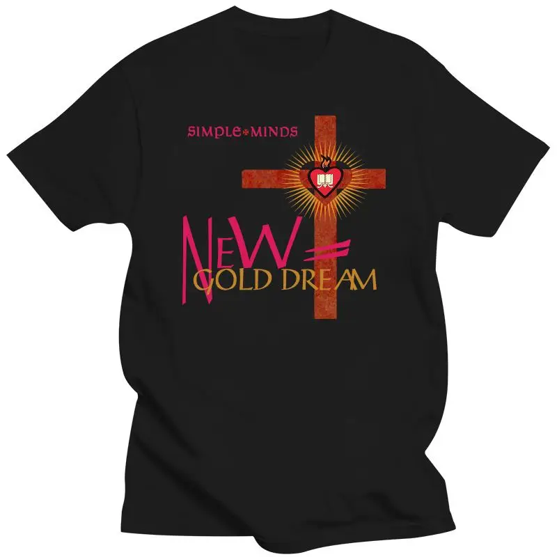 

Camiseta de algodón para hombre, camisa de Simple Minds Gold Dream 81, 2022
