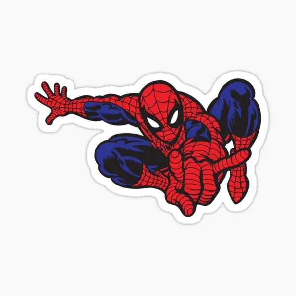 

Spider Guy 5PCS Stickers for Water Bottles Cute Laptop Room Cartoon Funny Luggage Print Car Window Bumper Living Room