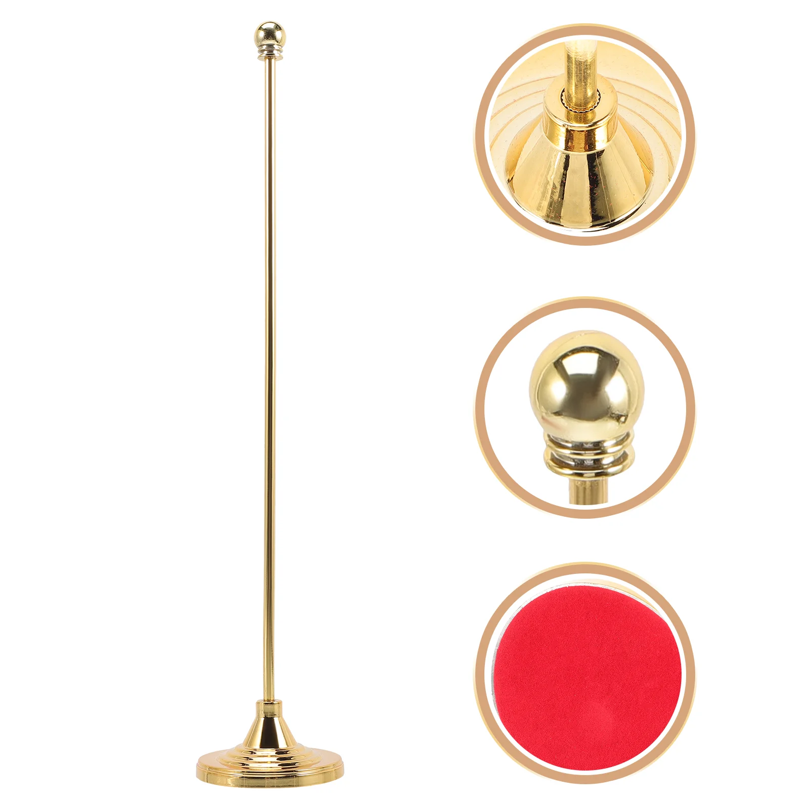 

Desk Flag Pole with Base Metal Flag Meeting Room Flag Pole Base Flag Holder
