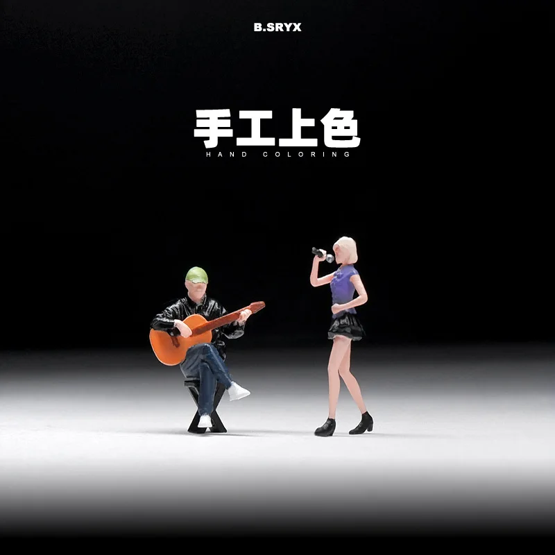 

1:64 Диона уличная Певица Рок-Группа персонаж экшн-фигурка модель миниатюрная имитация города декорация украшения игрушки подарки