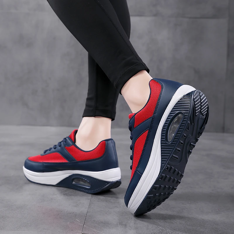 2022 Women Sneakers White Tennis Women Shoes Canvas Slip on Female Row Shoes Platform Flats Ladies Breathable Shoes Size 35-42