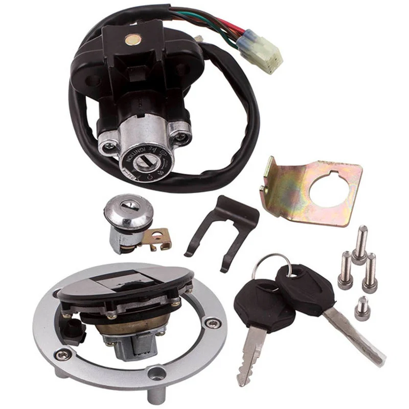 

Ignition Switch Seat Fuel Gas Cap Lock Key Kit For Suzuki GSXR600 2004-2005 2008-2015 For Suzuki GSXR750 2004-2015