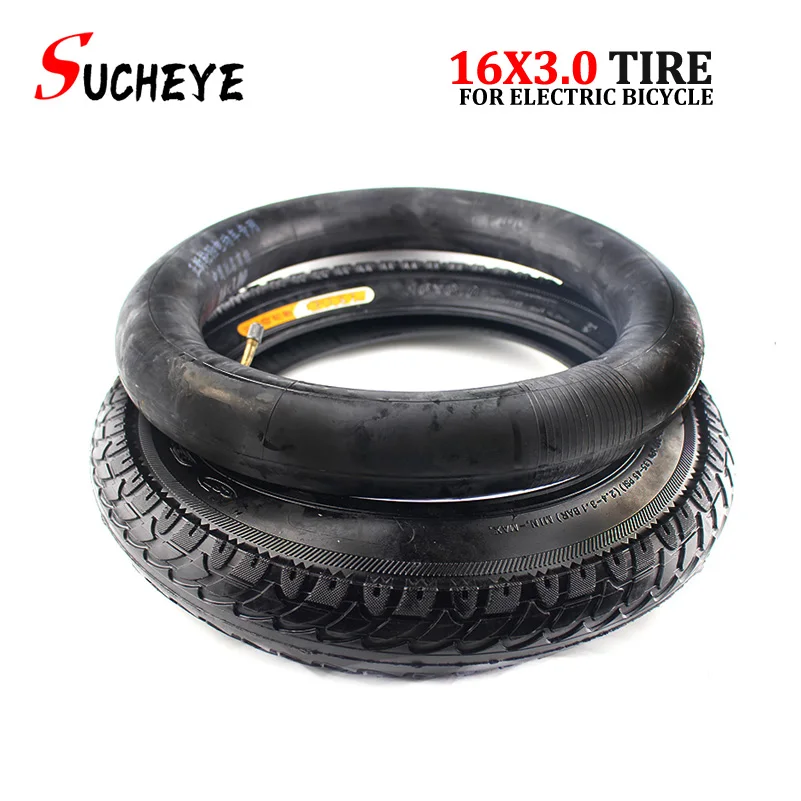 

CST 16 inch Inner and Outer Tire of Pneumatic Tire 16x3.0 Inch Electric Bicycle Tire for Bike Tyre Electric Bicycle