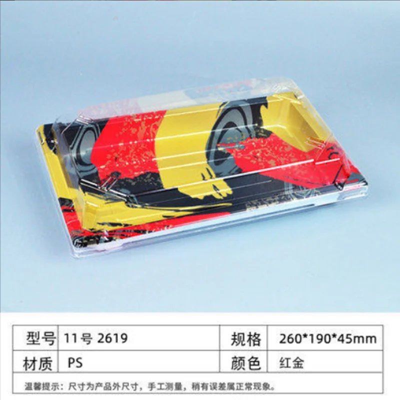 50 шт. одноразовые контейнеры для суши фруктовых пирожных |