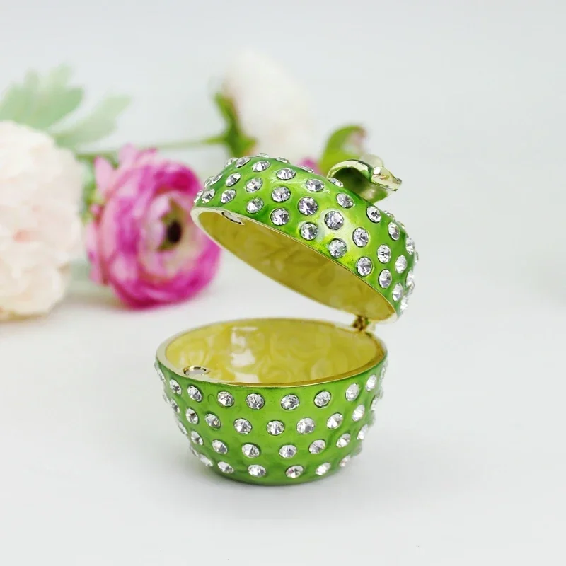 SHINNYGIFTS Рождественская подарочная коробка ручная роспись золотое яблоко