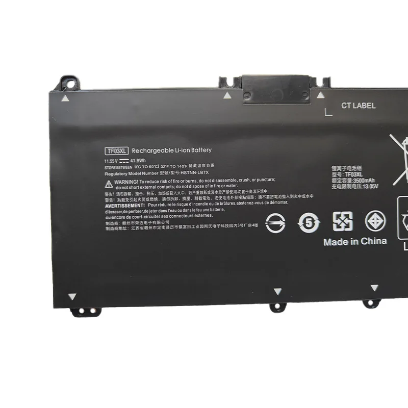 Аккумулятор TF03XL для ноутбука HP Pavilion 14-BF 15-CC 15-CD 17-AR 17-AR050WM HSTN-UB7J 920046-541TPN-Q188 41Wh