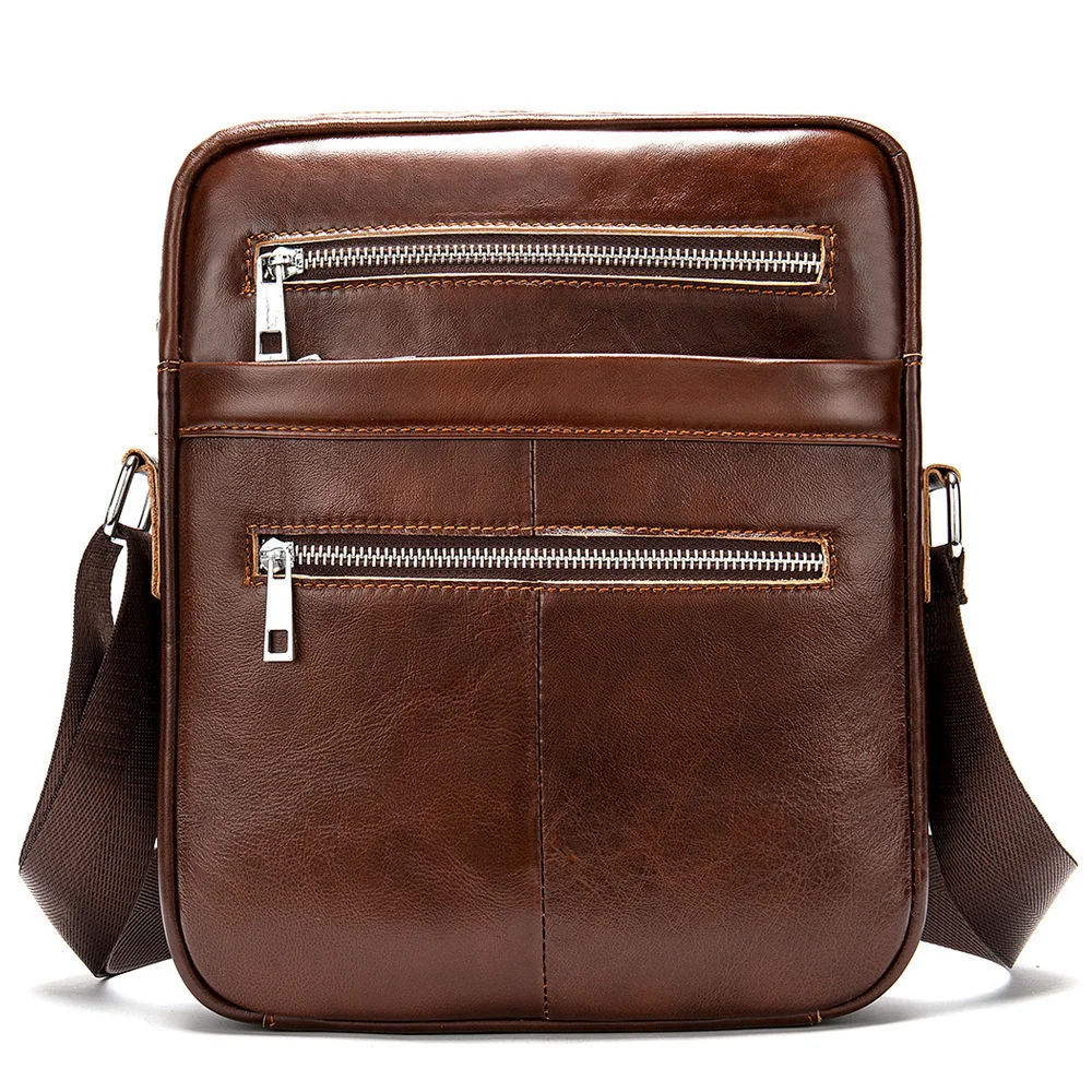 

Luxury Men Flap Cowhide Leather Messenger Bag Crossbody Bags Designer Men Handbag Top Quality Shoulder Bags For Man