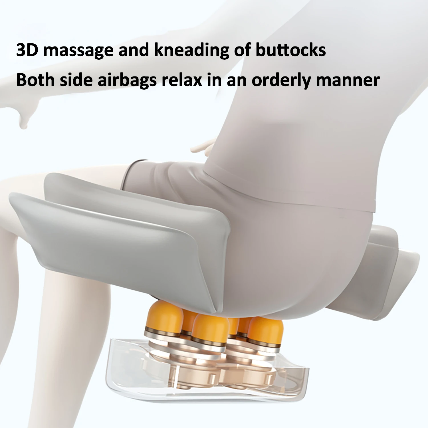 4D массажное кресло с нулевой гравитацией и подогревом офисное для шиацу