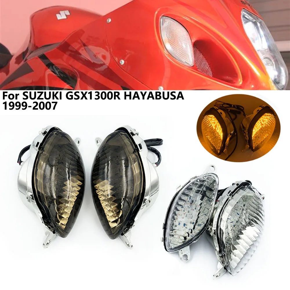 Передние поворотники для Suzuki Hayabusa GSXR1300 GSX1300R 1999 2000 2001 2002 2003 2004 2005 2006
