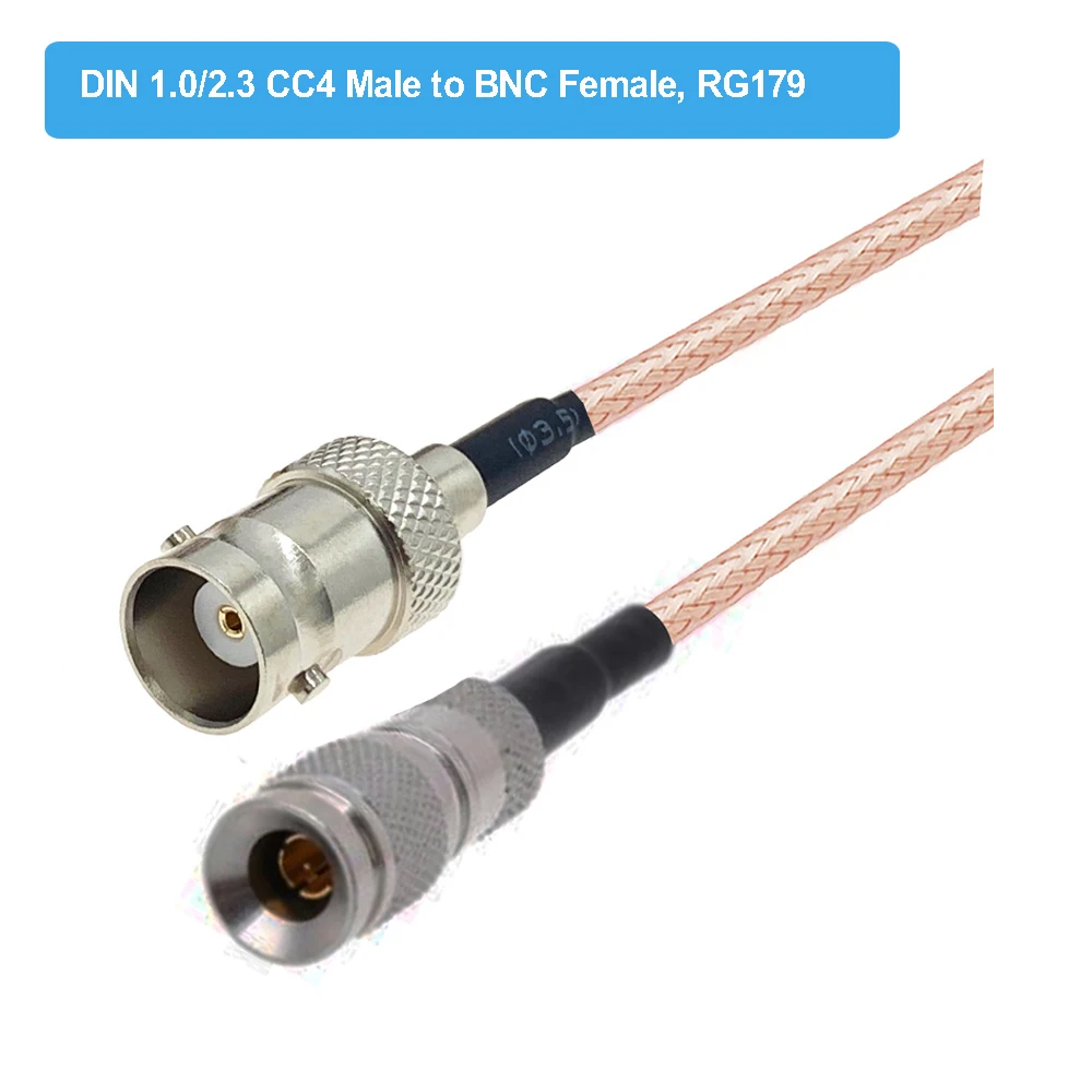 Мини-разъем BNC DIN 1.0/2.3 CC4 папа — мама 75 Ом RG179 Косичка HD SDI Кабель для Blackmagic HyperDeck Shuttle