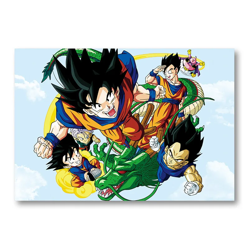 

Classic Anime Nostalgia White Kraft Paper Poster Movie Star Bar Cafe Decoration Painting studio wall painting