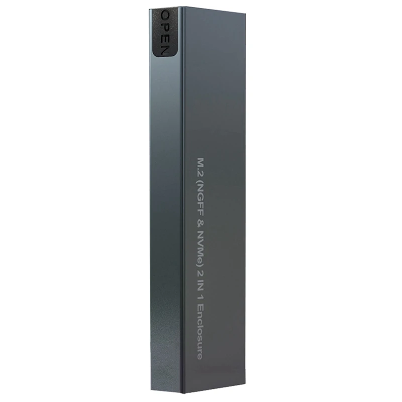 

M.2 SATA Nvmeadapter USB 3.1 Gen 2 M.2 SSD External Enclosure Dual Protocol Drive For Nvme 2230/2242/2260/2280