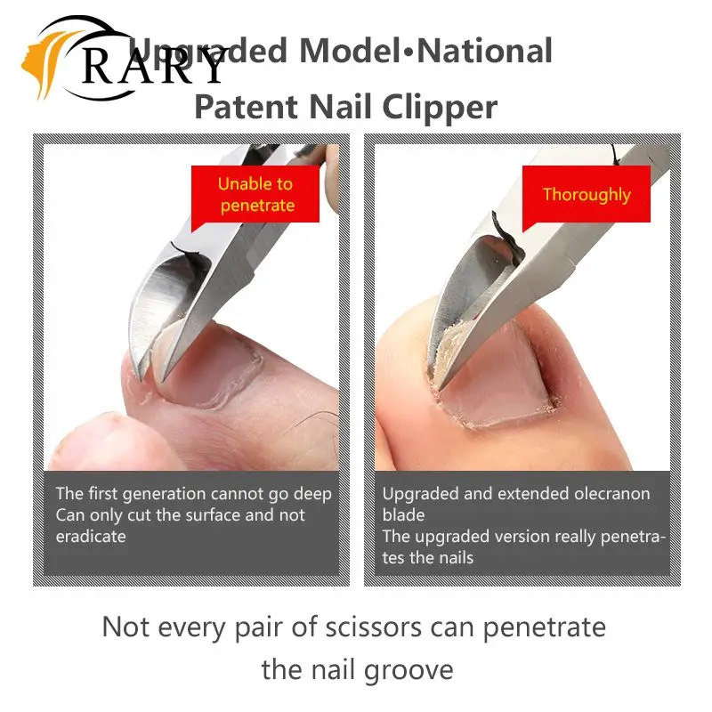 

Ножницы для ногтей из нержавеющей стали, кусачки для ногтей, артефакт для педикюра, профессиональный дизайн ногтей, канавка для ногтей, скошенный рот