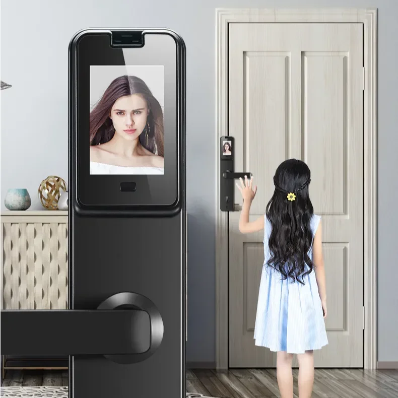 Высококачественные электронные деревянные дверные замки EBKN отпечаток пальца