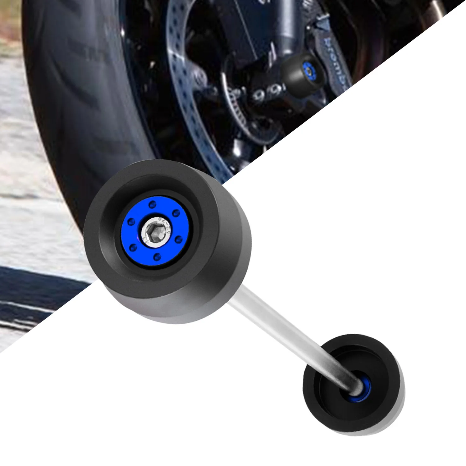 Motorcycle Front Axle Slider Wheel Protection For Yamaha MT-09 MT09 FZ-09 FZ09 XSR900 XSR 900 2015-2018