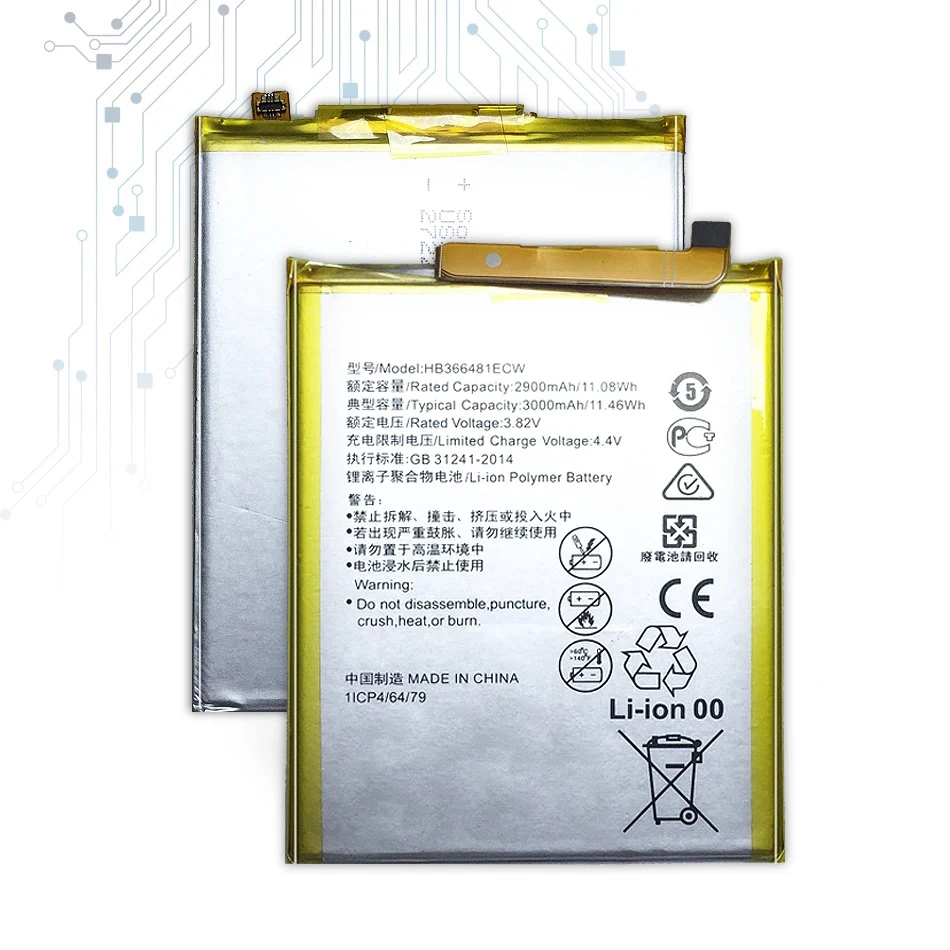 Аккумулятор для Huawei Honor 7X 8 8A 8S 8C 8X 9 9i 10 10i 20 20i Pro Lite STF-L09/Mate X RS G7 G8 G8X G9 G10 Plus