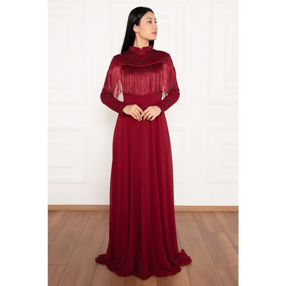 

Тюлевое хиджаб-платье Dorlie B, модель 13058 года