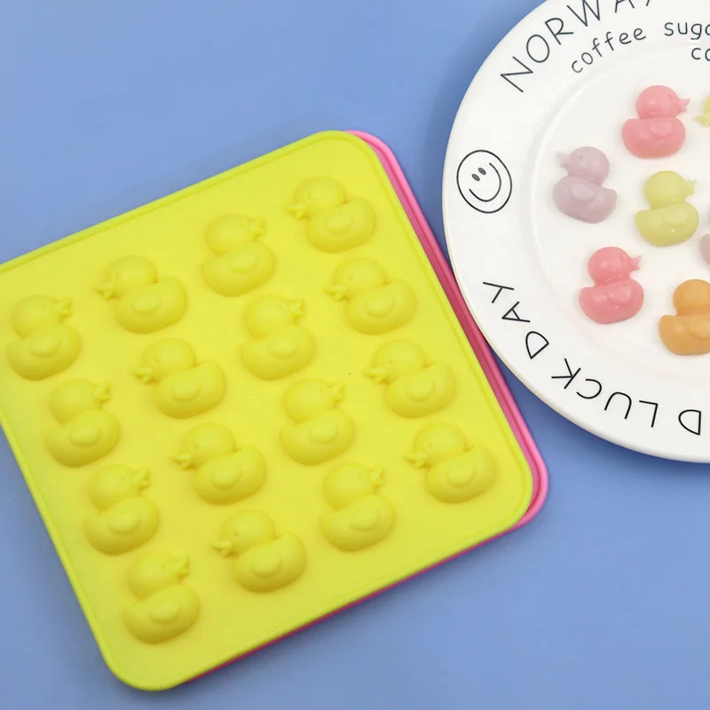 

3D Little Duck Shape Silicone Chocolate Mold Cookie Pudding Mould Ice Cream Baking Pan Pastry Tool Kitchen Cake Tools