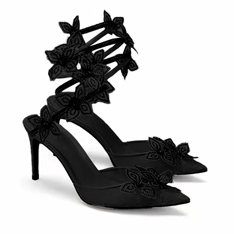 Сандалии на низком каблуке для девочек удобные босоножки из прозрачной ткани