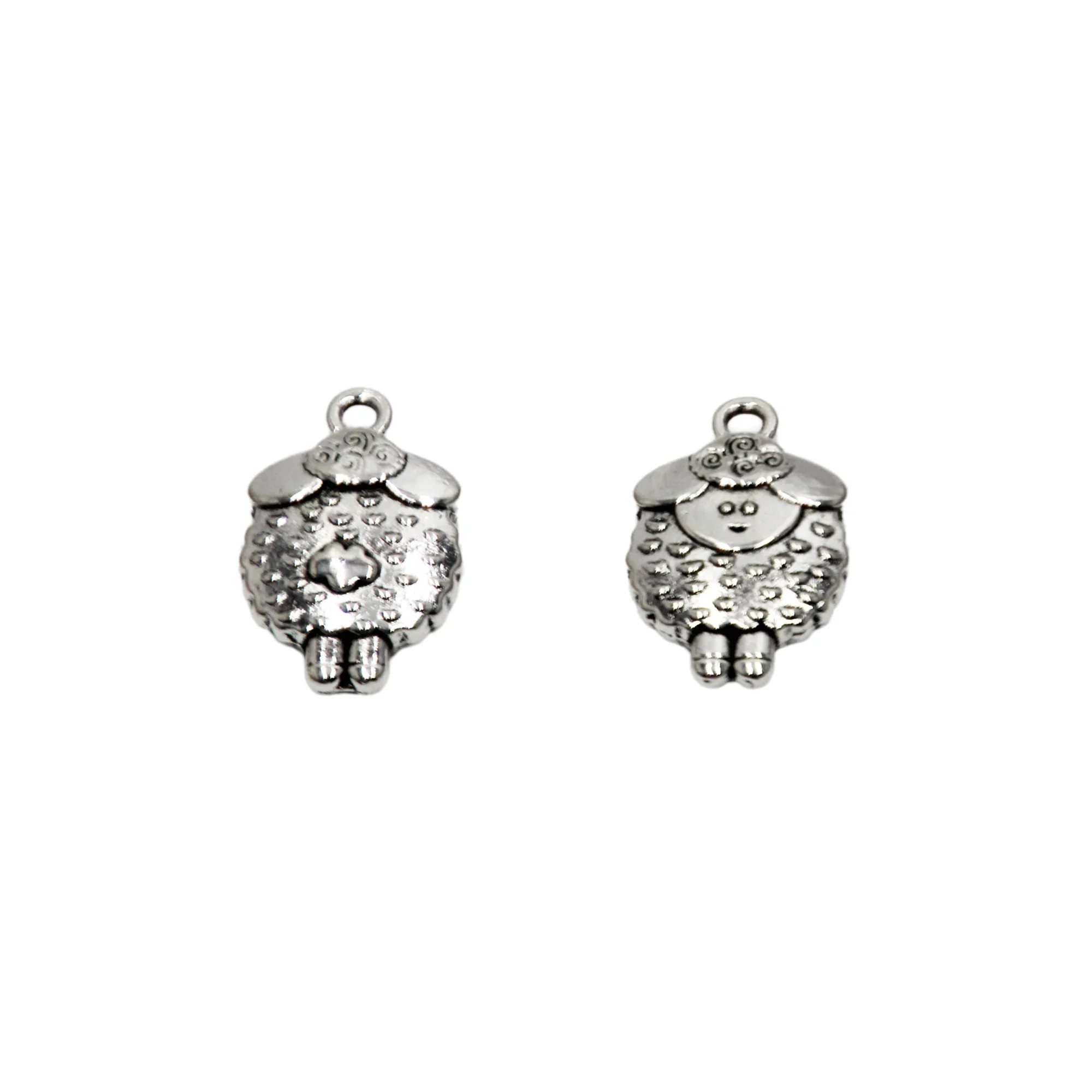 10pcs Sheep Charms Antique Tibetan Silver Tone Zinc Alloy 19*13mm