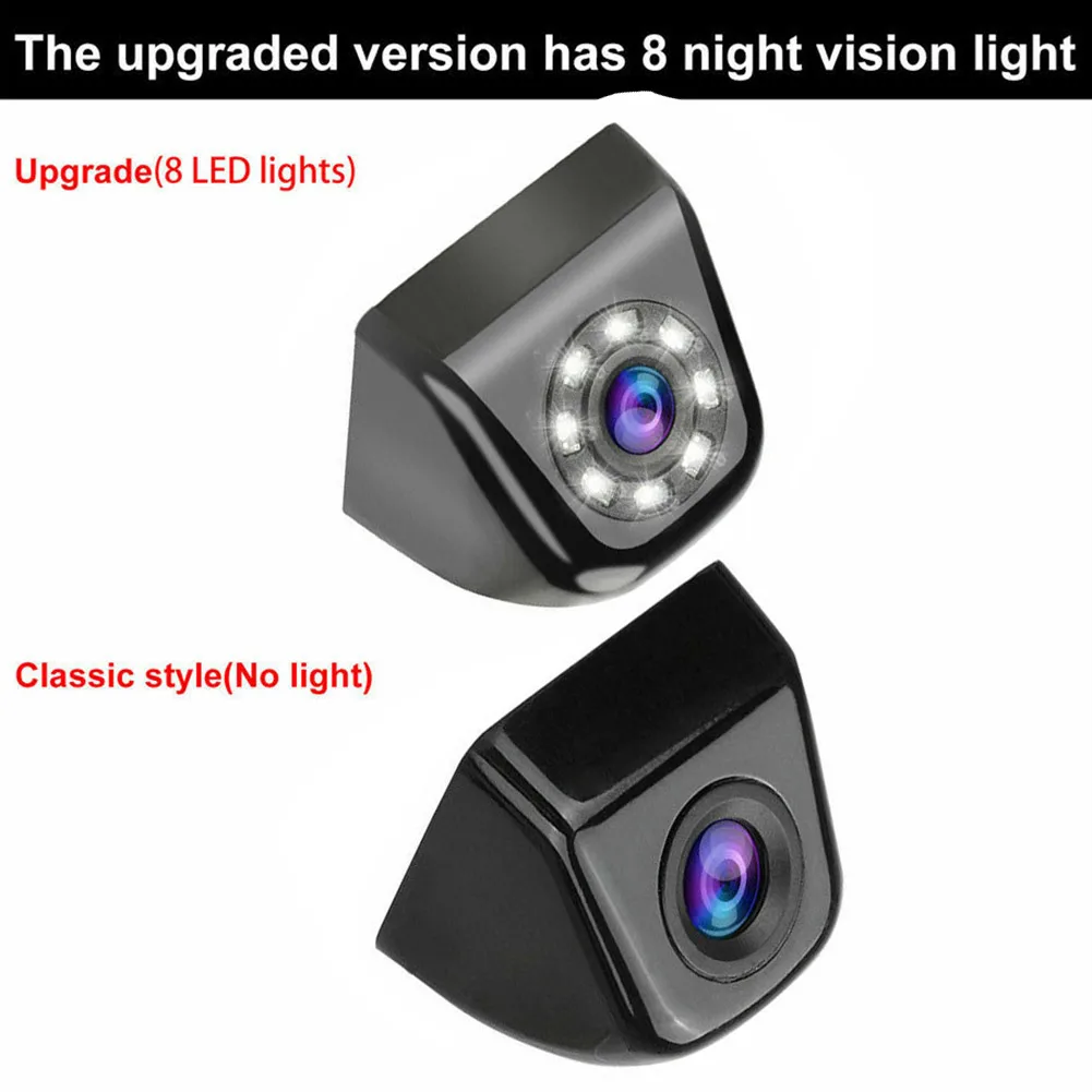 

Brand New Rear View Camera Backup Camera 8 LED Accessories Black DC12V
