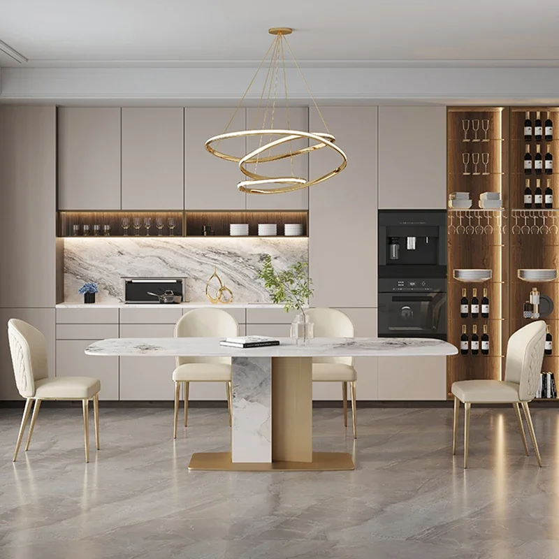 Обеденные столы роскошные центральные для гостиной стулья индивидуальная