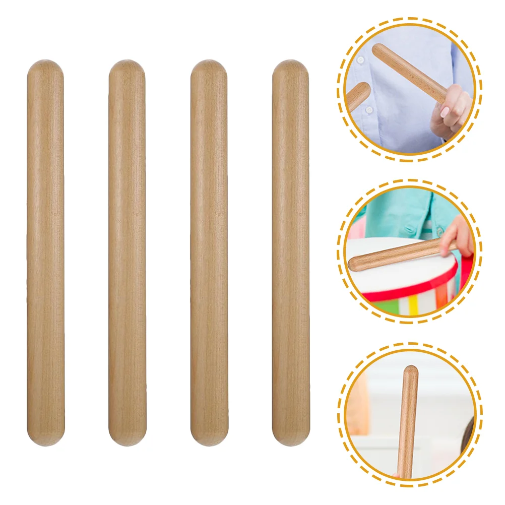 

Sticks Musicalrhythm Instrument Toys Percussion Toddler Educational Early Children Playthings Wooden Classroom Stick Kidsbeating